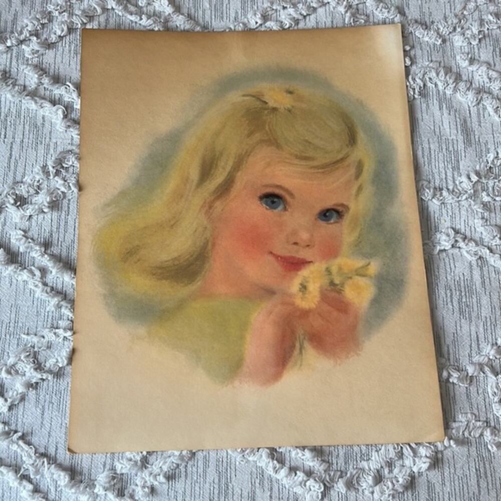 Vintage,‎ Northerns Famous American Beauty Portraits, 1960’s, Blond girl